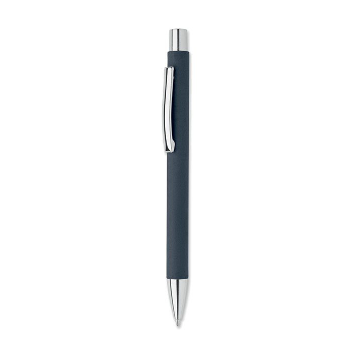 Stylo à bille en papier recyclé personnalisable OLYMPIA Marine foncé